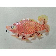 皮影 牛皮雕刻 手工上色, 如圖所示, 1個