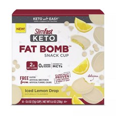 Slimfast 檸檬夾心餅乾杯 無麩質, 1盒, 238g