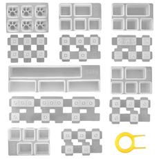 [마니랜드] 기계식 키보드 키캡 몰드 세트, 1개