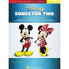 Disney 23首迪士尼主題曲 簡易小提琴二重奏 - 小提琴譜, 1個