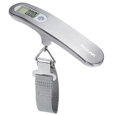 NICELINK 耐司林克 數位行李秤 時尚金屬銀 YW-S013 旅行行李秤 行李箱行李秤, 1入