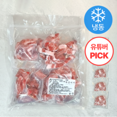 육감비책 돼지 목전지 한입 블럭(냉동), 5개, 200g