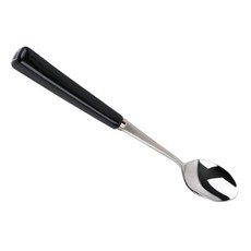 모던한 블랙 도자기핸들 커피 티스푼-대 홈카페 요거트 숟가락