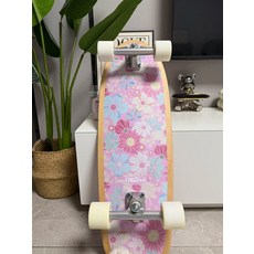 專業免蹬陸地衝浪板 滑板 轉向橋 刷街 初學者練習板, 如圖所示, 1個