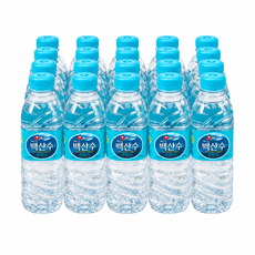 백산수 무라벨 생수, 500ml, 20개