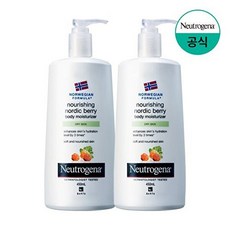 뉴트로지나 노르딕베리 모이스춰라이저 바디로션, 450ml, 2개