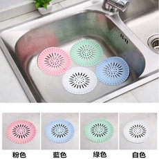 排水口過濾網 廚房過濾器 毛髮過濾網, 2個, 水槽防堵塞, 隨機色