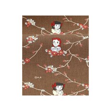 패션스타트 빨간머리앤 원단 코튼린넨 앤의트윙 브라운, 1개