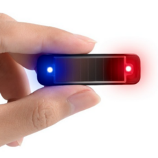 마이샾 태양광 안전 점멸등 LED 경광등 추돌방지 경고등, Blue, 2개