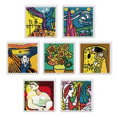 데코비즈 액자일체형 보석십자수150 52종, B02별이빛나는밤, 1개, B02별이빛나는밤