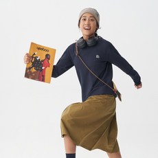 여성 아웃도어 긴팔티셔츠 봄가을 캐주얼 라운드넥 등산티 상의 여자 솔리드 통기성 긴팔티 SJS