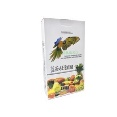 金瑞成鳥園- 中大型水果飼料/藍亞仕台灣品牌/高標準包裝、真空包裝、消化吸收, 1個, 整包裝2KG(超商限購2包), 2kg