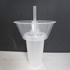 콜팝용기 세트 테이크아웃 콜팝컵 소량 대량, 1세트, 100개