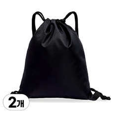 스포츠 신발가방 편리한 수납과 다용도로 활용 가능한 슈즈백 짐색, 2개입, 블랙, 2개