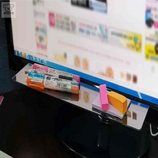 리치점빵 부착식 모니터 소품거치대 사무용품