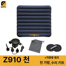 셀렉트하루 레이평탄화키트 차박 차량용 에어매트(옵션 2), Z910 패브릭 차량용 펌프 포함, 기본 차종