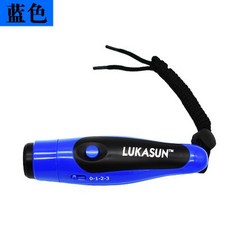 電子裁判哨高分貝，適用於籃球、足球等多種運動賽事，裁判必備專業工具, 藍色 (無附贈電池), 1個