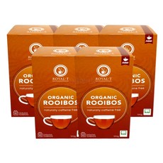 오가닉 루이보스티 티백, 2.5g, 40개입, 5개