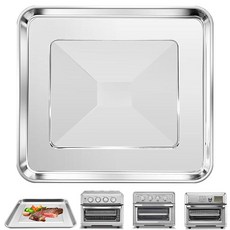 Cuisinart TOA-60 TOA-65 TOA-70 토스터 에어 프라이어 컨벡션 오븐용 에어 프라이어 트레이 교체품 30.9 x 27.9cm(12.2 x 11인치) 논스틱