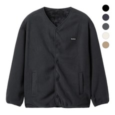 모니즈 M~2XL 공용 미드 웨이트 노카라 후리스 플리스 자켓 점퍼 빅사이즈 FLE272