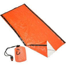 비상용 PE 알루미늄 필름 드로우스트링 저장백 포함 가벼운 생존용품 야외 활동 캠핑 하이킹 트레일 러닝, 비상용 PE 알루미늄 필름 드로우스트링 저장백 포함 가