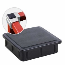 (강군상점) 각파이프 마감캡 75mm 2개 pvc파이프마감캡