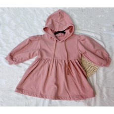 洋洋服飾Studio 女童長版連帽上衣
