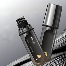 [1+1가성비 세트]캐비어 펩타이드 헤어 펜 헤어라인 커버스틱 새치 커버 스틱 흰머리 커버 염색 헤어 스틱, 내추럴 블랙*1+밤색*1