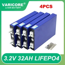 VariCore 3.2V 105ah 32ah LiFePO4 배터리 리튬 철 인광자 DIY 12V V 바이크 오토바이 전기 자동차 태양 광 인버터 보트, [05] 4pcs 32Ah battery