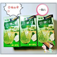 波蜜芭樂汁 (300ml) (一組6入) - 每筆訂單每次最多購2組(12瓶), 1個