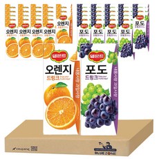 델몬트 오렌지190ml 24팩+포도190ml 24팩 세트, 190ml, 1세트