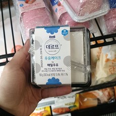 매일 데르뜨 바이오 우유 케이크, 일반포장 동절기만, 100g, 1개