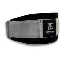 ZORZI ERA 피터기어 리프팅벨트 헬스벨트 소가죽벨트, XS, White