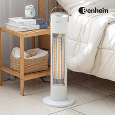 벤하임 좌우회전 타워 카본히터 BTCH-800 / 가정용 사무실 저소음 다이얼식 전기히터, 단품