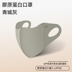 SMILEGIRL 膠原蛋白防曬運動口罩 UPF50+ 夏季無痕 透氣 立體修飾臉型