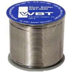 WBT 德國原裝含銀4%焊錫 WBT-0820 0.8mm 250g 焊錫絲, 1個, 1米