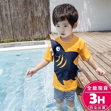 梨卡 兒童泳衣 兒童泳裝 兒童泳帽 男童泳衣 男童泳裝 動物泳衣 海邊 泳池 游泳 CH676