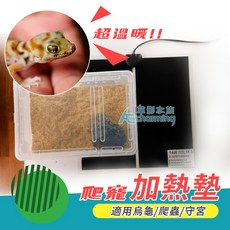 【AC草影】可調溫 旋鈕式 爬蟲加熱墊【一個】爬蟲加熱墊 四種尺寸 可調溫 守宮加溫 角蛙加溫 爬蟲保溫 蜥蜴保溫, 1個, 爬蟲加熱墊（15x28cm/7W）