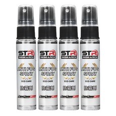 STR 界面硏 PROWASH 防霧劑 溫和 泳鏡 蛙鏡 /眼鏡/安全帽 鏡片/玻璃鏡面/汽車擋風玻璃/護目鏡 3入組, 4入