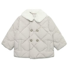 블루독베이비 쁘띠 퍼 카라 덕다운 패딩점퍼 BE 43C1411401