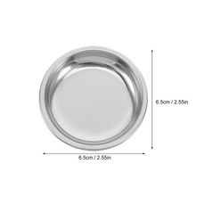 12개 티백 받침대 스테인리스 스틸 정리함 트레이 보관 용기 소형 접시 스탠드 서빙, 01 12PCS