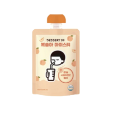 디저트39 아이스티 복숭아, 5개, 100ml