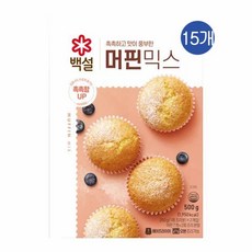 CJ 백설 오븐용머핀믹스, 15개, 500g