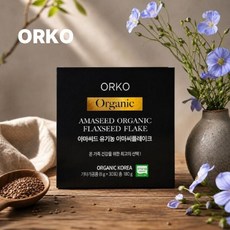ORKO 유기농 아마씨드 플레이크 (6g x 30포) 180g, 30개, 6g