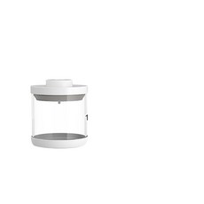 嬰兒輔食儲存盒 奶粉罐 按壓式密封方形隨身罐 1000ML, 500ML高硼矽玻璃, 1個