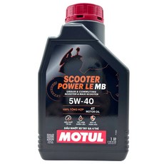 MOTUL SCOOTER POWER LE MB 5W-40 4T 機油 適用於都會及通勤速克達與大型速克達, 20個