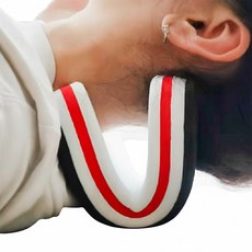 넥포스 목 지지대 경추 스트레칭 목 운동기구 목스트레칭베게, 1