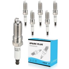 TAUTOY 41-109 12622561 스파크 플러그 더블 이리듐 6피스 (3.0L 3.6L 3.7L) 뷰익 엔클레이브 라크로스 쉐보레 이쿼녹스 임팔라 말리부 캐딜락 CT, 1개
