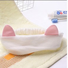 세안 헤어밴드 고양이 귀, 1개