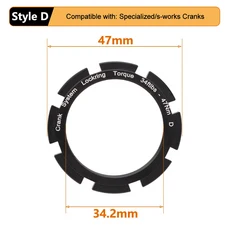 HEPPE 자전거 크랭크 체인링 고정 잠금 ROTOR/Cannondale/S-work/FSA, 07 Style D